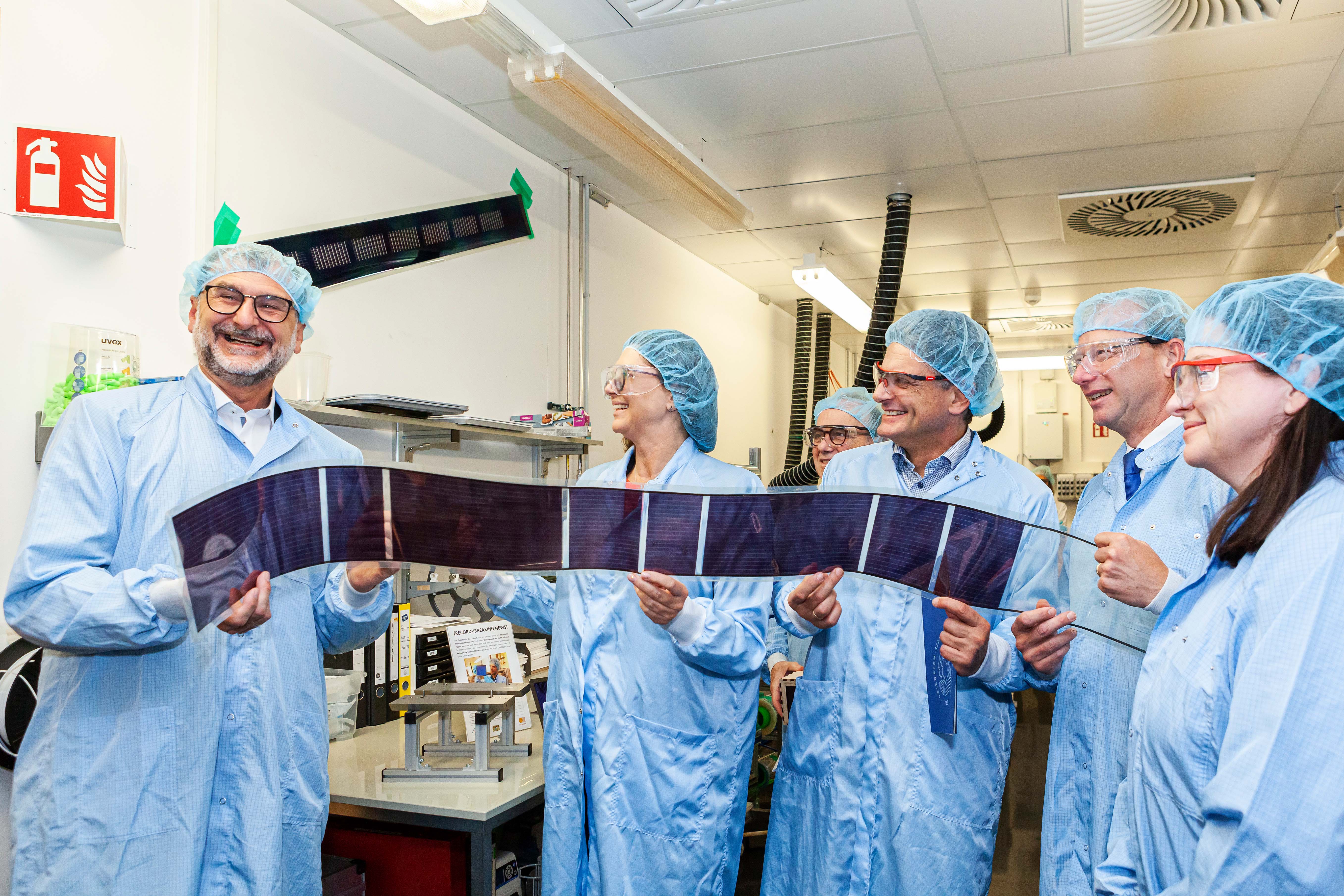 Die gedruckten Solarzellen machen glücklich - und sind nicht verschreibungspflichtig