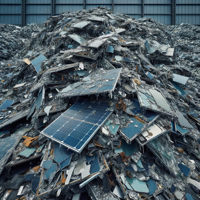 Recycling ist das größte ungelöste Problem der Photovaltaikindustrie. In der Regel landen die Module am Ende ihres Lebens auf der Mülldeponie. 