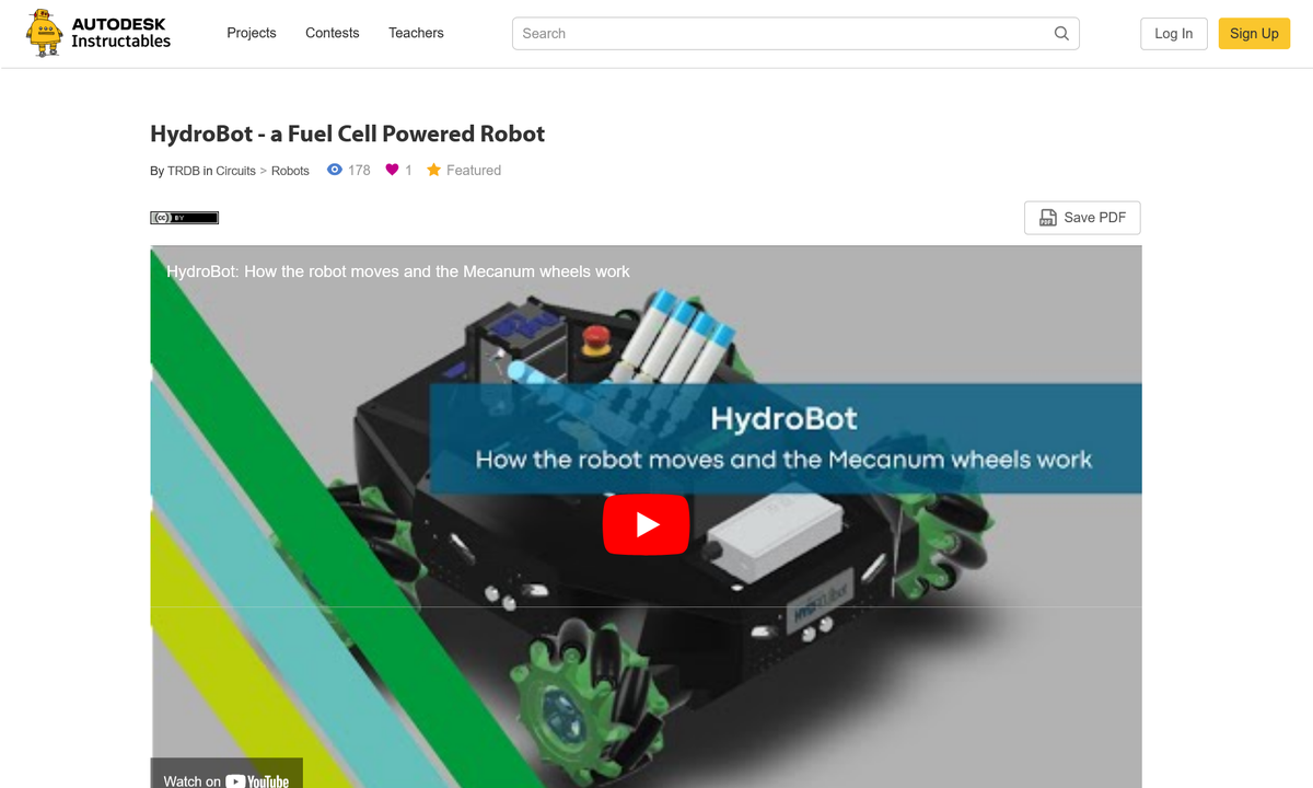 HydroBot – ein brennstoffzellbetriebener Roboter