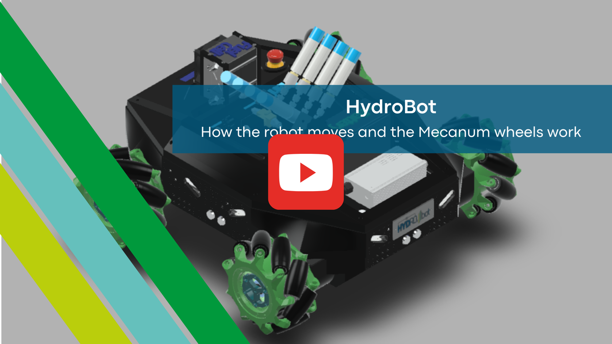 HydroBot: Wie der Roboter fährt und die Mecanum-Räder funktionieren